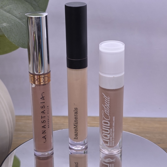 Anastasia Beverly Hills Other - Anastasia Beverly Hills Liquid Gloss Bare Minerals & Liquid Catsuit Lip Products